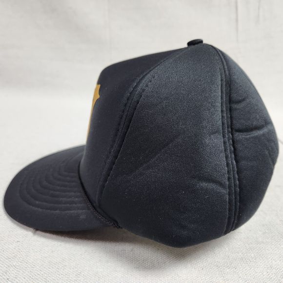 Terrys Uniforms Cap Hat Snap Back Black Adjustable Spell Out Chief of Police - Picture 4 of 12